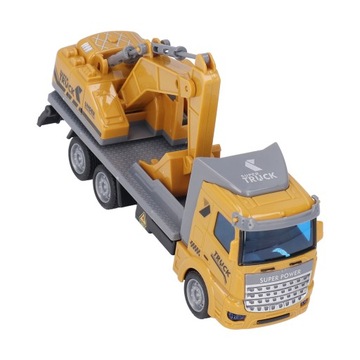 Игрушечный экскаватор в масштабе 1/48, яркие цвета, образовательные