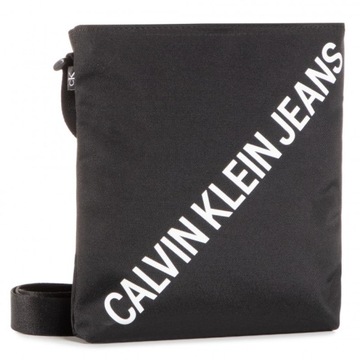 MĘSKA SASZETKA CALVIN KLEIN TORBA CZARNA 19x21cm