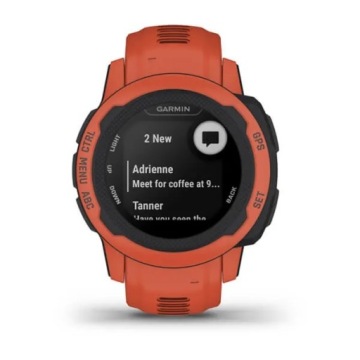 Умные часы GARMIN Instinct 2S красного цвета