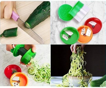 4В1 РУЧНАЯ СПИРАЛЬНАЯ ТЕРКА ДЛЯ ОВОЩЕЙ