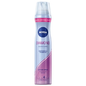NIVEA Lakier Do Włosów Diamond Gloss 250ml