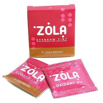 Farba do brwi z kolagenem 5ml (01) Zola