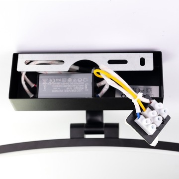 Светодиодный настенный светильник для ванной комнаты над зеркалом, КРУГЛЫЙ/ИЗОГНУТЫЙ