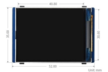 ЖК-дисплей 2 дюйма SPI Pico-LCD 320×240