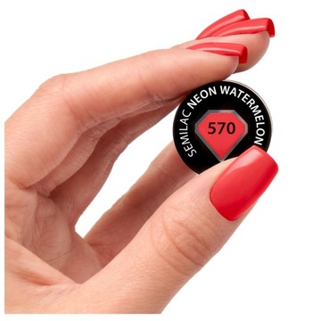 SEMILAC 570 Гибридный лак Neon Watermelon