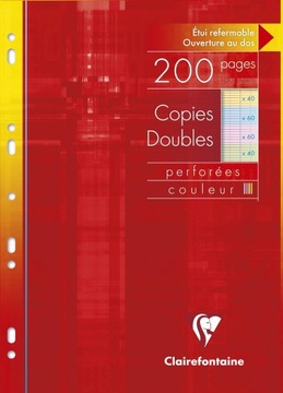 Clairefontaine 47111C - Zestaw 100 arkuszy arkuszy egzaminacyjnych A4