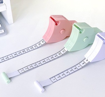 Сантиметровая мера для измерения окружности тела 150 см.