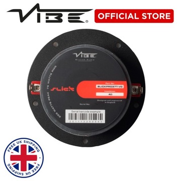 ВЧ-динамики VIBE SLICKPRO37T 95 мм 225 Вт PRO 37