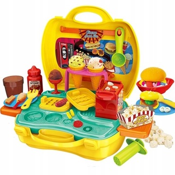 CIASTOLINA MASA PLASTYCZNA ZESTAW KREATYWNY DUŻY PIANKOLINA WYCISKARKA AKC