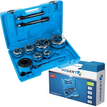 РЕЗЬБОВАЯ НАРЕЗКА, ТРУБНАЯ МАТРИЦА, 6 НАСАДОК 1/2