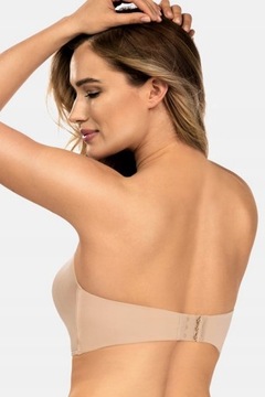 BIUSTONOSZ WONDERBRA STRAPLESS NUDE BEŻ 75F 34E