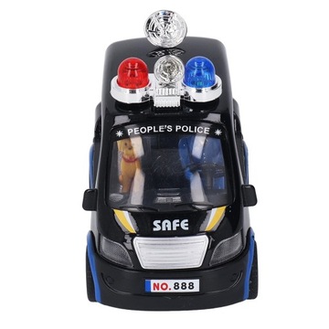 Игрушка-автомобиль полицейского из прочного сплава с деталями