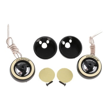 2 шт. Универсальный автомобильный стереодинамик с сабвуфером и кабелем питания твитера