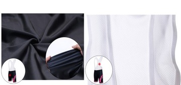 KOMPLET ROWEROWY DAMSKI DOPASOWANY SZELKI ŻELOWY