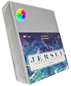 Prześcieradło JERSEY z gumką 100x200 PREMIUM