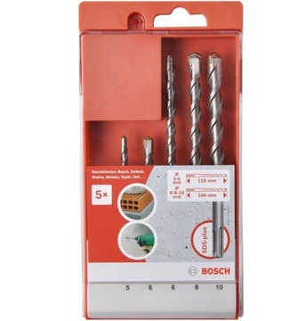 BOSCH Zestaw wierteł SDS-plus 5 szt. 2 609 257 541