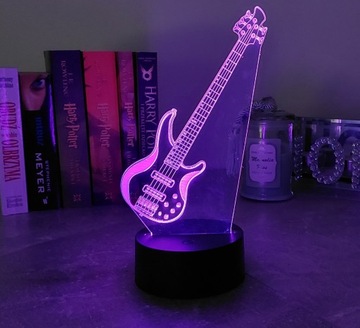 3D RGB ЭЛЕКТРОГИТАРА НОЧНИК В ПОДАРОК
