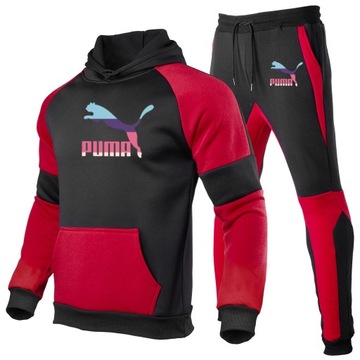 DRES KOMPLET MĘSKI SPORTOWY LPODNIE BLUZA M~3XL