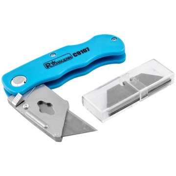 NOŻYK +3 OSTRZY TRAPEZOWYCH HAKOWE SKŁADANY C9107