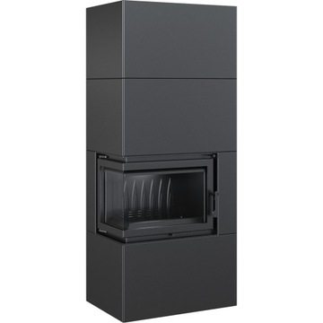 Kominek powietrzny Simple Box 8 kW fi 200 Black