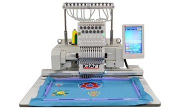 KRAFT KF-CT1501H ВЫШИВАЛЬНАЯ МАШИНА 1 ГОЛОВКА 15 ЦВЕТОВ.