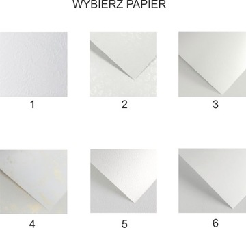 Zaproszenia ślubne z winietkami komplet 10 sztuk