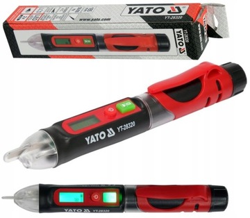 ИНДУКЦИОННЫЙ ТЕСТЕР YATO ТЕСТЕР НАПРЯЖЕНИЯ 12-1000 В ЖК-ДИСПЛЕЙ YT-28320
