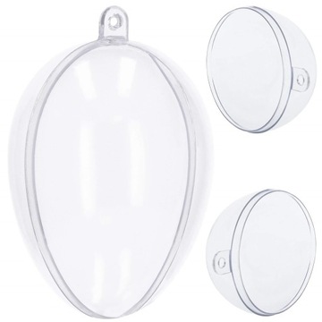 ЯЙЦО АКРИЛОВЫЕ ШАРИКИ АКРИЛОВЫЕ ШАРЫ ПРОЗРАЧНЫЙ ОВАЛ 7см x1