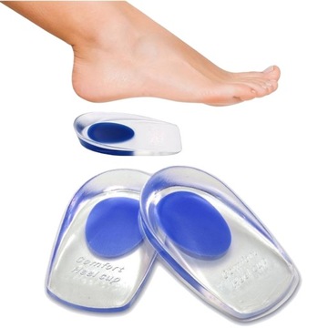 SILIKONOWE PODPIĘTKI ŻELOWE WKŁADKI DO BUTÓW NA OSTROGI PIĘTOWE WKLEJANE