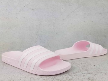 ADIDAS ADILETTE SHOWER KLAPKI PLAŻOWE BASEN RÓŻOWE