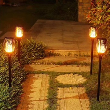 Светодиодная солнечная лампа LANTERN DRIVEN TORCH пламя 50см