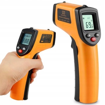 Termometr laserowy bezdotykowy pirometr -50 +380°c