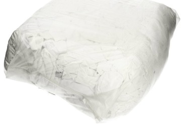 ХЛОПОК ЧИСТЯЩИЙ БЕЛЫЙ 10 КГ, НАРЕЗ 100% ХЛОПОК