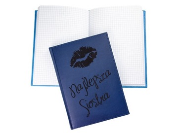 БЛОКНОТ ДЛЯ СЕСТРЫ С ГРАВИНОЙ ИМЕНИ В ПОДАРОК ​​3 ЦВЕТА А5