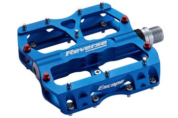 Pedały platformowe REVERSE Escape - Blue # Mocne DIRT DH FR ENDURO