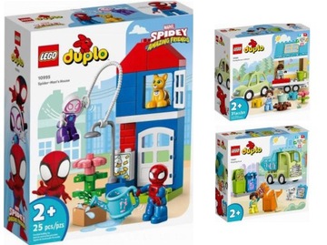 KLOCKI Lego Duplo Super Heroes 10995 Spider-Man zabawa w dom + DWA SUPER ZE