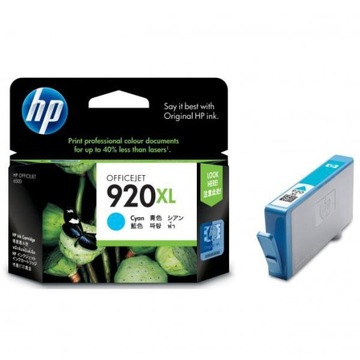 HP 920-XL (CD972AE) - oryginalny tusz, cyan