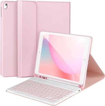 ETUI OBUDOWA Z KLAWIATURĄ DO IPAD 10.2 RÓŻOWY