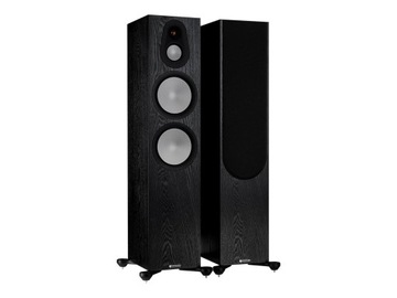 Kolumny głośnikowe Monitor Audio Silver 7G 500 czarny dąb para