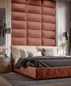 МЯГКИЕ СТЕНОВЫЕ ПАНЕЛИ, 3D ИЗГОЛОВЬЕ, 80x20