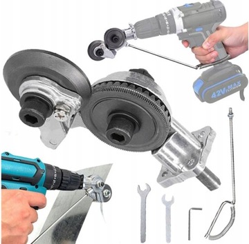 НАКЛАДКА-АДАПТЕР ДЛЯ РЕЗКИ ЛИСТОВОГО МЕТАЛЛА ДЛЯ НАКОНЕЧНИКА СВЕРЛА