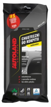 AUTOLAND НАТУРАЛЬНЫЕ САЛФЕТКИ ДЛЯ КАБИНЫ 25 ШТ PRO