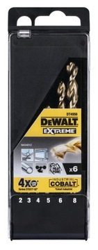 DEWALT ZESTAW WIERTEŁ KOBALTOWYCH 6SZT DT4956