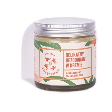 4Szpaki Dezodorant bez sody mandarynkowy 60 ml
