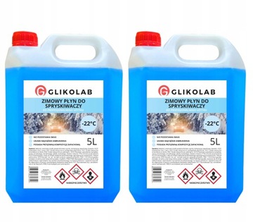 PŁYN DO SPRYSKIWACZY ZIMOWY -22 ZAPACHOWY 10L (2X5L)