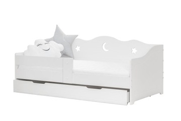 Łóżko dziecięce 140x70 szuflada + materac kokos