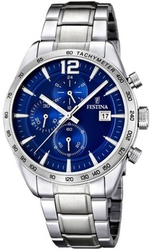 Zegarek męski Festina casual bransoleta chrono