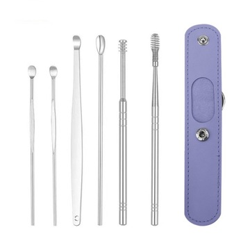 Earwax Cleaner Keychain Safe Stainless Steel