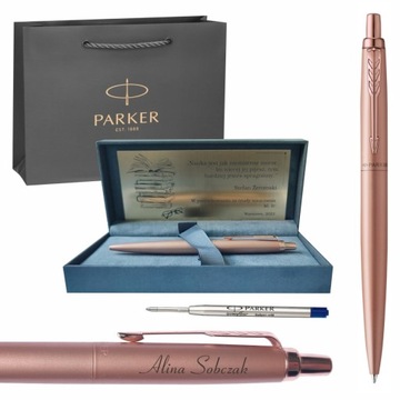 PARKER DŁUGOPIS NA PREZENT JOTTER XL RÓŻOWY GRAWER