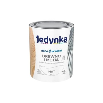 Jedynka emalia akryl deco protect grafit mat 0,7L